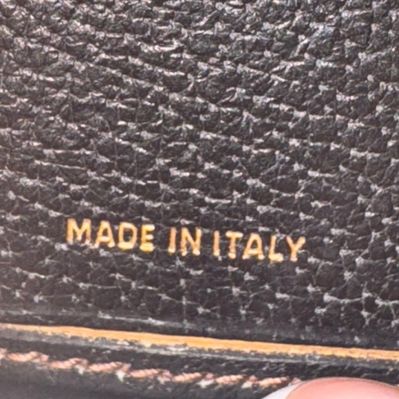 Vintage Leather Mannini by Master" 6 key fold snap closure wallet made in Italy - Picture 3 of 13